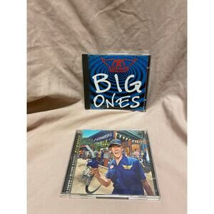 Lot Of 2 Aerosmith CDs- Big Ones, Little South Of Sanity